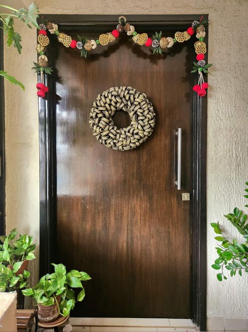 Forestkraft Vaastu Lotus Flower Toran, Diwali Mandir & Door Decor