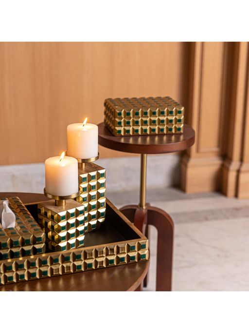 Logam Lume Candle Holder Pack Of 2