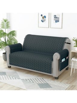 Story@Home - Synthetic 2 Seater Sofa Cover (Grey)