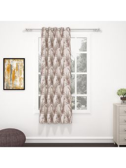 Story@Home - BEDSPUN Raga Leaf Window curtain (5 Feet)