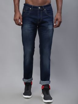 Cantabil - Men Dark Mercerised Jeans