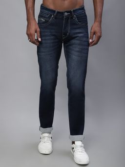 Cantabil - Men Dark Mercerised Jeans
