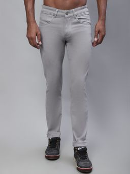 Cantabil - Men Light Grey Trouser