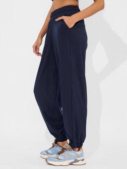 The Souled Store - Solids Navy Blue Women Joggers