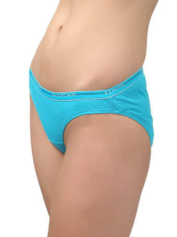 Bodycare - Bikini Style Cotton Briefs In Assorted Colour With Broad Elastic Band (Pack Of 6)