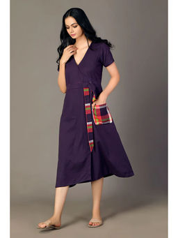 UDD DESIGN - Purple Let's Laze Dress