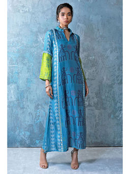 UDD DESIGN - Blue Mahoot Maxi Dress