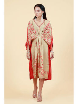 UDD DESIGN - Ruchika Beige Kaftan Dress