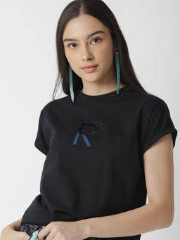 RAREISM - Black Graphic T-Shirt