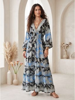 BOHOLYFE - Celestine Moonlit Boho Maxi Dress