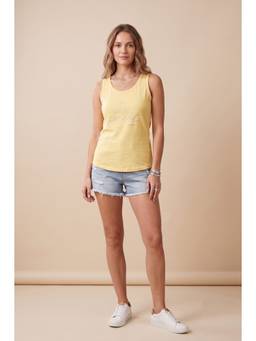 WINEBERRY - Yellow Wineberry Women Tank Top