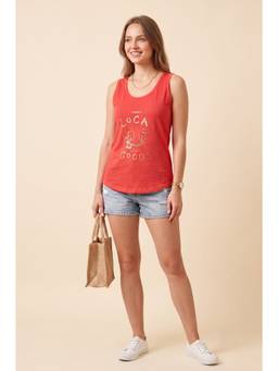 WINEBERRY - Red Wineberry Women Tank Top
