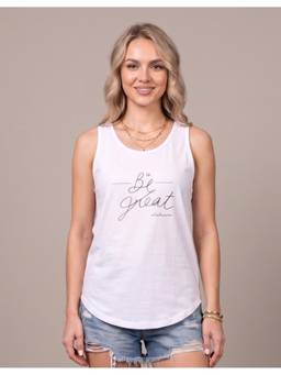 WINEBERRY - White Wineberry Women Tank Top