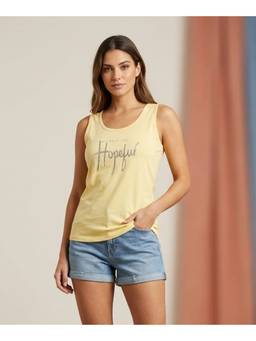 WINEBERRY - Yellow Wineberry Women Printed Fancy Top