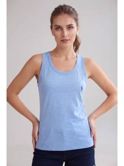 WINEBERRY - Blue Wineberry Womens Tank Top