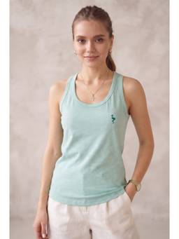 WINEBERRY - Green Wineberry Womens Tank Top