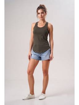 WINEBERRY - Olive Wineberry Women Tank Top