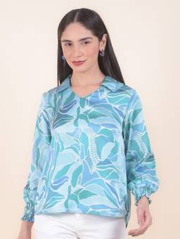 Cantabil - Green Women's Regular Fit Breathable Top