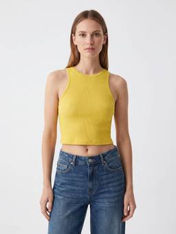 Cover Story - Women Chlo Yellow Knitted Top