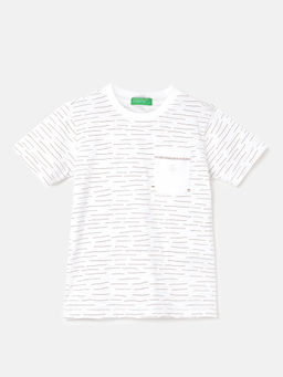 United Colors of Benetton - Regular Fit Round Neck Printed T-Shirt