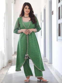 Urbanstree - Rupali Jumpsuit With Jacket (Set of 2)