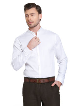 Jack & Jones - White Full Sleeves Shirt