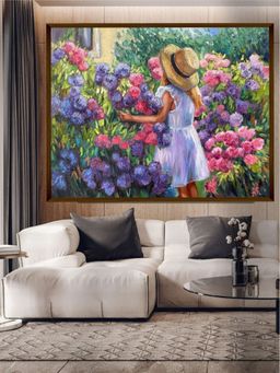 The Art House - Blue Abstract Painting Wall Art