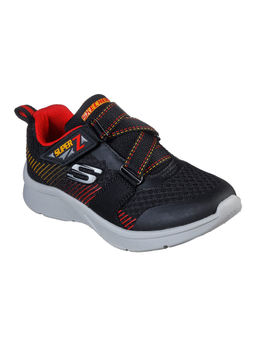 SKECHERS - Black Microspec Zovox Solid Running Shoes