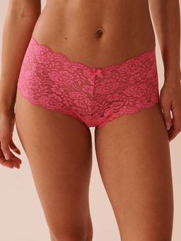 La Vie En Rose - Pink Lace Cheeky Panty