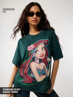 The Souled Store - Womens Official Disney: Make Waves Oversized T-Shirt