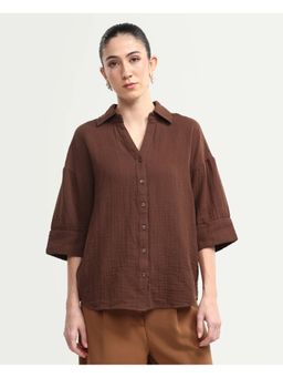 RAREISM - Plain Oversized Cotton Shirt