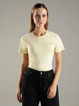 Tommy Hilfiger - Solid Regular Fit Cotton T-Shirt