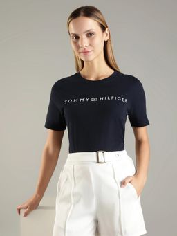 Tommy Hilfiger - Logo Regular Fit Cotton T-Shirt