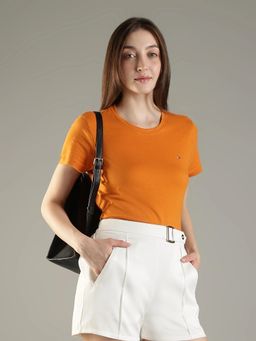 Tommy Hilfiger - Solid Regular Fit Cotton T-Shirt