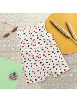 Nino Bambino - Organic Cotton Romper For Baby Girls - White