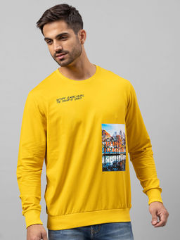 Being Human - Men's Yellow Full Sleeves Sweatshirt