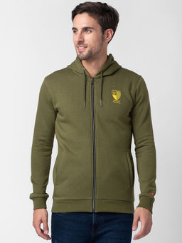 Being Human - Men's Olive Full Sleeves Jacket