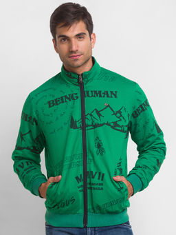 Being Human - Men's Black Full Sleeves Reversible Jacket