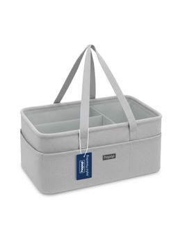 Hopop - Grey Solid Diaper Caddy Organiser (0-3 months)
