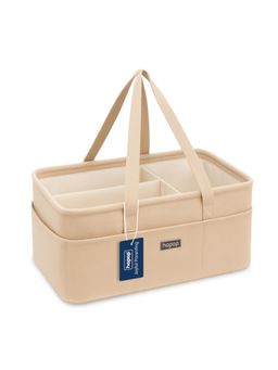 Hopop - Beige Solid Diaper Caddy Organiser (0-3 months)
