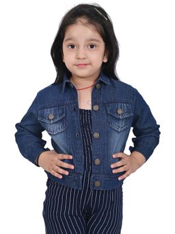 Cloth Bites - Navy Blue Denim Jacket