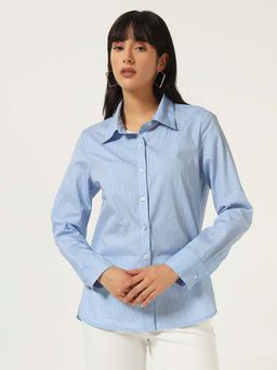Beatnik - Blue Stripes Regular Shirt