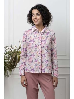 Beatnik - Pink Solid Regular Shirt