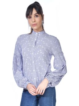 Beatnik - Blue Stripes Regular Shirt