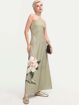 RAREISM - Multi-Color Floral A-Line Dress