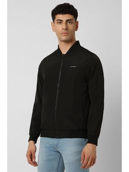Van Heusen - Men Black Solid Reversible Casual Jacket