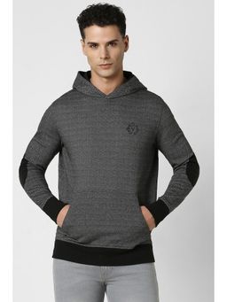 Van Heusen - Men Grey Printed Hoodie