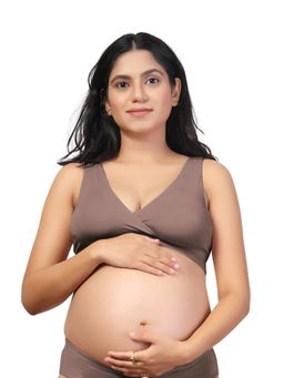 Zelena - Maternity Padded Nursing Bra - Coco