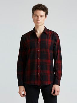 Pepe Jeans - Black Check Full Sleeve Shirt