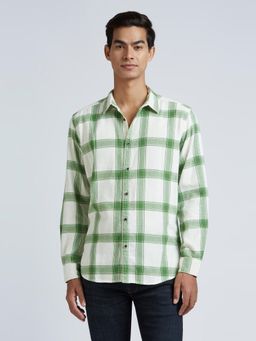 Pepe Jeans - White Check Full Sleeve Shirt